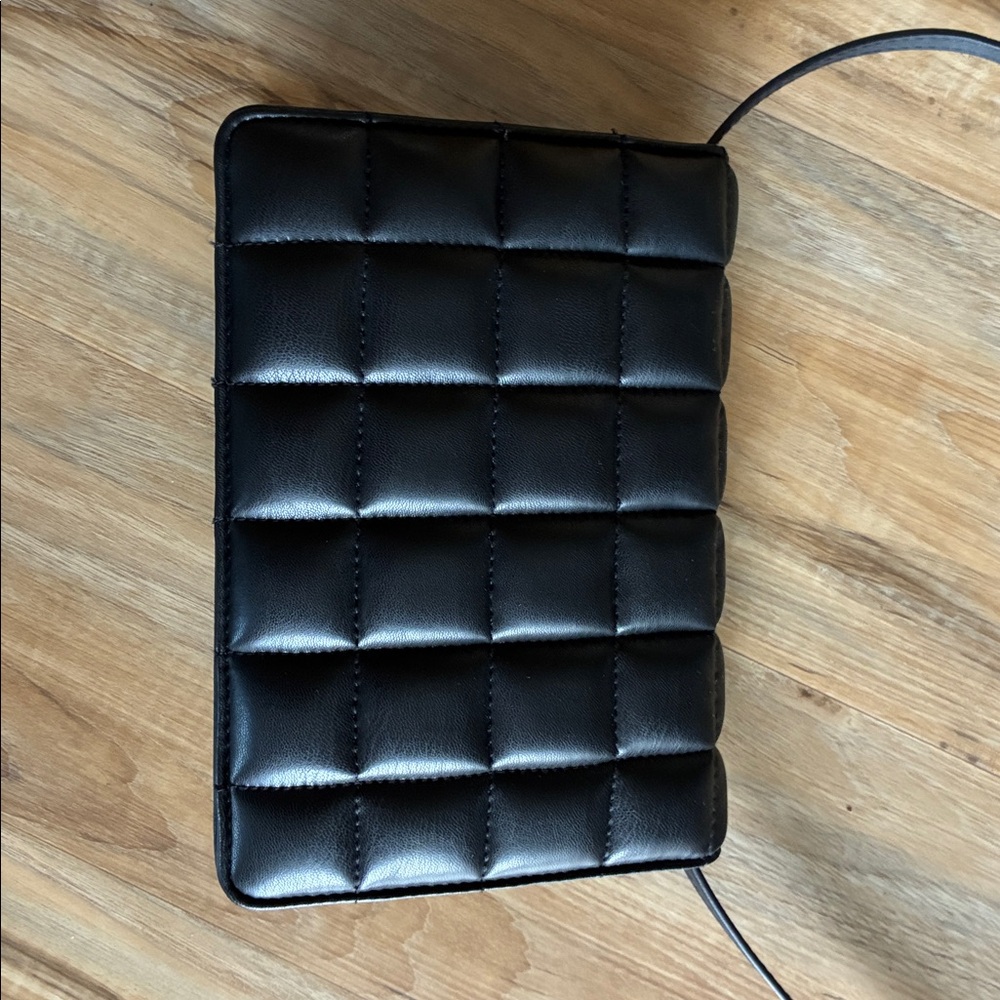 Black Quilted Shoulder Bag
